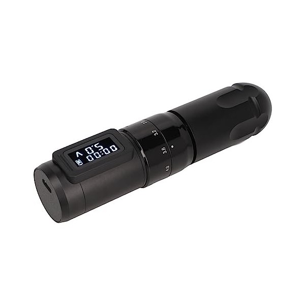 Stylo de Tatouage à Cartouches Rotatives RCA, Machine à Tatouer sans Fil, écran LED Réglable 2.0‑4.0mm 10V 10000RPM, 2400mAh,