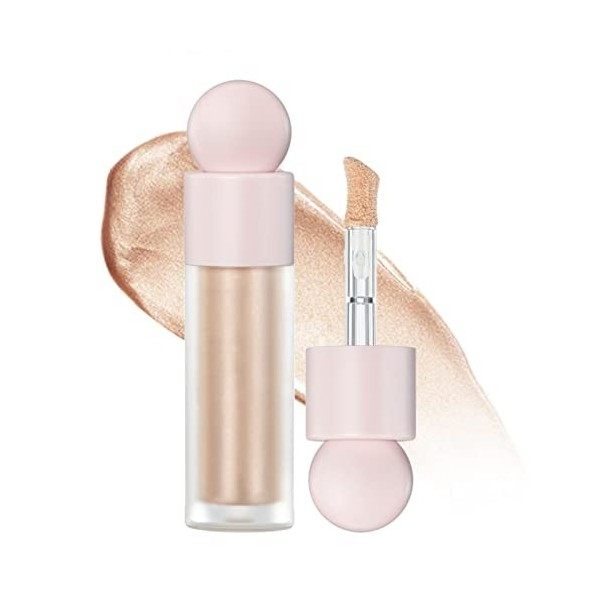 Ofanyia Liquid Highlighter Makeup, Silky Smooth Shimmer Liquid Face Highlighter, Waterproof Long-lasting Natural Glow Highlig