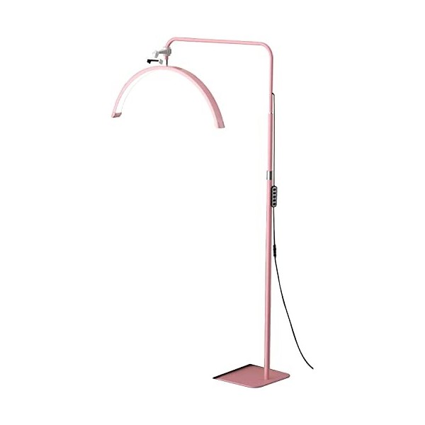 CHEWO Extensions de cils LED Lampadaire, Lampe à cils demi-lune, Lumières pour cils de tatouage, 36 W Hauteur de luminosité r