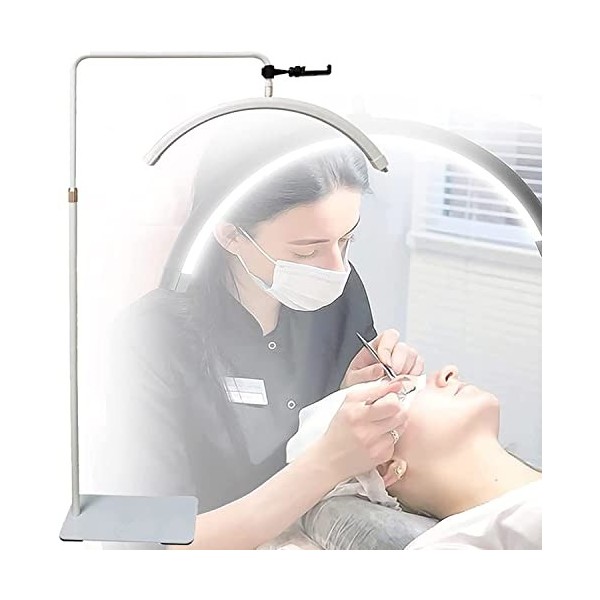 CHEWO Lampe à cils pour extensions de cils, lumière de tatouage au sol, Nail Tech, lampe LED desthéticienne Luminosité et ha