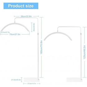 CHEWO Lampe à Cils de beauté à intensité Variable, Lampe de beauté pour Maquillage de Spa Facial avec Tube en Forme de U Rota