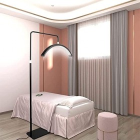 CHEWO Lampe de Maquillage, lumière de Cils Demi-Lune à LED, Lampe de Tatouage pour Lampe à Cils, 3000-6000k 45w Rotation à 36