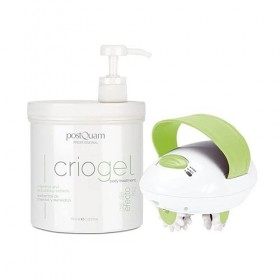 PostQuam - Pack Anti-cellulite avec Masseur Electrique Anti-cellulite et Crème Raffermissante Amincissante avec Effet Froid p