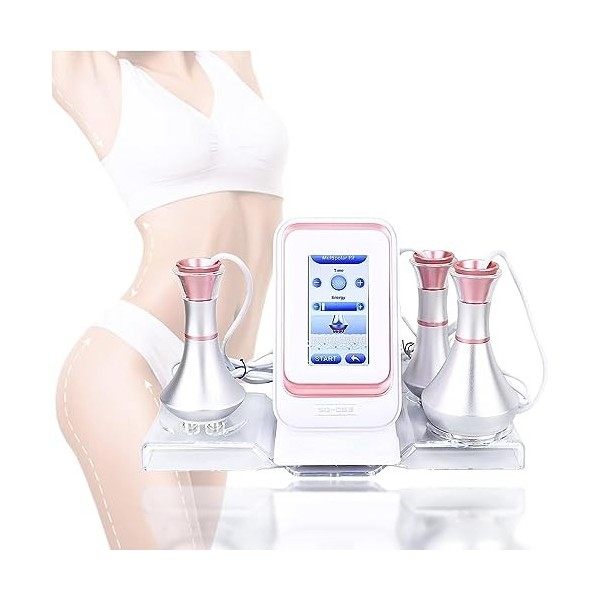 DZTBX Cavitation Machine, 80k RF 3 - en - 1 Body Shaper Machine Cellulite Burn Remover Machine De Démaquillage RF Massage Raj