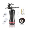 Pistolet à Peinture Auto Start Stop Remplacer la Batterie Aérographe avec kit de compresseur Portable Mini Maquillage Nail Ar