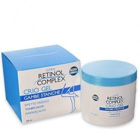 Crio Gel jambes fatiguées effet froid tonifiant rafraîchissant, 250 ml Retinol Complex