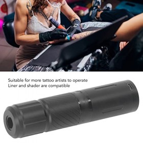 Stylo de Cartouches de Tatouage sans Fil, 1800mAh Power Dual Battery Coreless Motor Écran Daffichage à LED Tattoo Machine Se