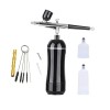 Pistolet à peinture Kit compresseur rechargeable sans fil avec pistolet aérographe à double action pour modèle dart Body Pai