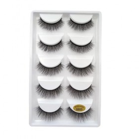 UAMOU Cils 10/20/50/100 boîtes de Cils de vison 3D naturels Faux Cils Cilios Faux Cils moelleux et épais et vaporeux Cheerful