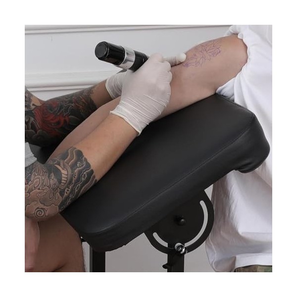 Grand support daccoudoir – Réglable en hauteur – Outil de tatouage pour salon de studio – Coussin daccoudoir de tatouage – 