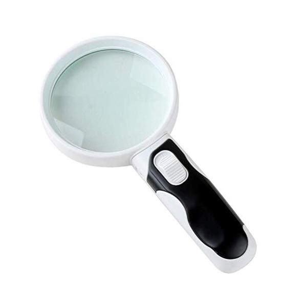 5X Square Magnifying Glass LED Lamp with Rolling Floor Stand Adjustable Swivel Arm Beauty Magnifier Lamp for Tattoo Folding S