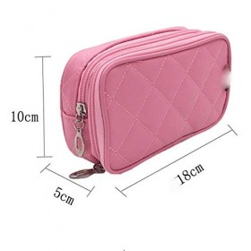 DINGZZ Trousse de maquillage Petite trousse de maquillage for femmes organisateur de la brosse de maquillage polyester imperm
