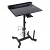 ZHIRCEKE Table De Travail Ajustable Pour Tatouages, Support De Station De Travail Mobile De Tatouage Détachable Table De Bure