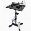 ZHIRCEKE Table De Travail Ajustable Pour Tatouages, Support De Station De Travail Mobile De Tatouage Détachable Table De Bure