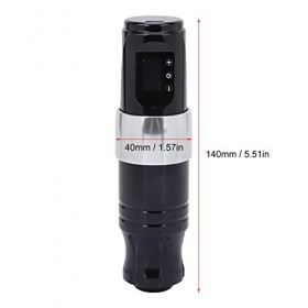 Stylo de Machine à Tatouer sans Fil avec Alimentation de Rechange, Machine à Tatouer 2 Modes avec écran Daffichage pour Shad