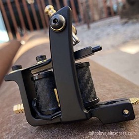 EODUDOS Machine à Tatouage Pistoleuse à Tatouage à Bobine à la Main avec 10 Pistolets de Tatouage de bobines denveloppe Kit 