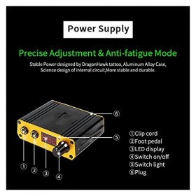 Machines à tatouage Tatouage Rotary Pen Machine Machine Boîte Cartouche Aiguilles Conseils Tatouage Artiste Kits Corps Arts F