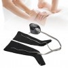 Masseur de Jambes, Bottes de Compression des Jambes Relaxation Minuterie Chauffante 3 Modes pour le Pied pour la Thérapie Pr