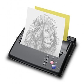 Tatouage Transfert Pochoir Machine copieur Thermique imprimante Tatouage Pochoir imprimante pour Tatouage kit de Tatouage Mac...