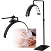 DOZIRA Lampe à Cils LED, 35W Lash Extension Floor Light Dimmable 3200-5600K Beauty Lighting for Tattoo EyelashesSalon Nail,70