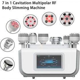 Dispositif De Sculpture De Forme RF sous Vide Multipolaire Machine Damincissement du Corps De Cavitation 6 en 1 40K Marteau 
