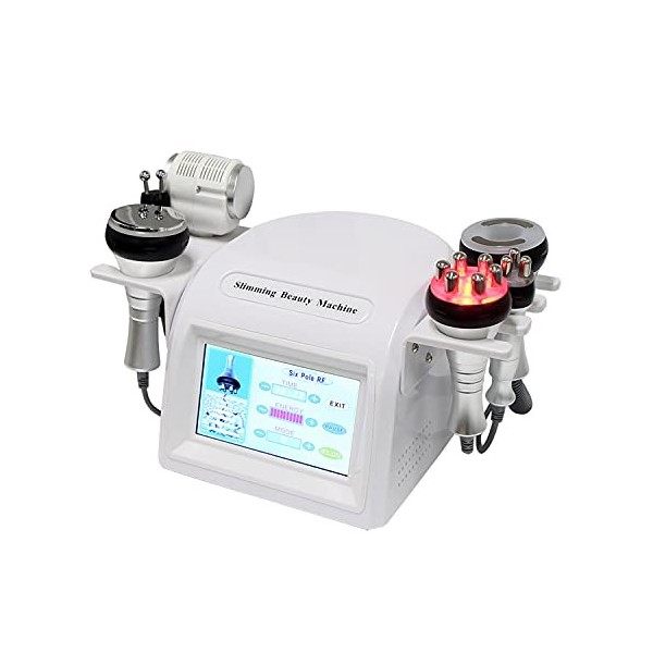 6 In1 40K Ultrasons Cavitation Vide Amincissant Machine RF Beauté Dispositif Froid Chaud Marteau Peau Serrer Outil
