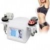 6 In1 40K Ultrasons Cavitation Vide Amincissant Machine RF Beauté Dispositif Froid Chaud Marteau Peau Serrer Outil