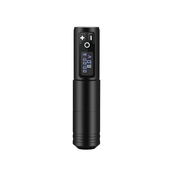 Stylo De Tatouage Sans Fil Professionnel - Affichage LCD, Interface RCA, Batterie Durable, Outil De Tatouage Polyvalent Pour 