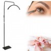 Lampe de stand de cils LED, lampe demi - lune dextension de cils, éclairage de beauté, soins de la peau, cils, sourcils