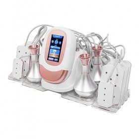 Machine de Cavitation Sous Vide RF 80K, Compresse Froide 6 en 1 Corps Amincissant la Machine Serrant 110-240V pour les Jambes