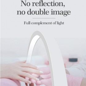 Lampe de Tatouage de Demi-lune, Lampe Réglable 3000K-6500K dépaississement de Cil de LED pour le Salon Prise UE 