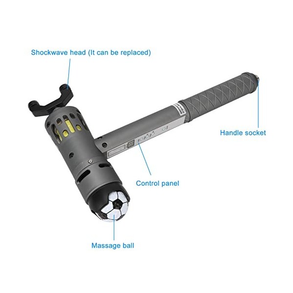 Shockwave Masseur Profond Soulagement de la Douleur Machine à Ondes de Choc Extracorporelles Physique 100-240V Améliorer la M