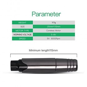 Machine à tatouage Kit de tatouage professionnel Maquillage permanent Machine de machine de tatouage Pen Rotary LCD Alimentat