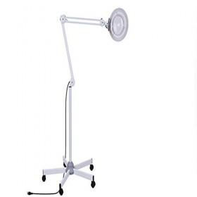 Lampe loupe 5X sur Pied pour beauté, Peau, manucure, Salon de Tatouage, Blanc, 22 * ​​22 cm Needed
