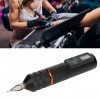 Machine à Tatouer sans Fil, Stylo à Tatouer, écran LCD à Bille en Acier Réglable doré avec Interface RCA USB Remplacer le Bra