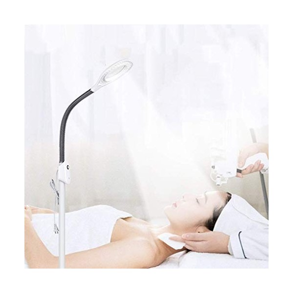 Beauty Salon Dedicated LED Cold Light Magnifying Glass Tattoo Lamp Beauty Lamp Nail Eyebrow Shadowless Floor Lamp