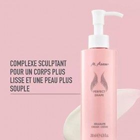 M. Asam PERFECT SHAPE Crème cellulite 200ml –Crème hydratante cellulite pour le corps, effet lissant et raffermissant visib