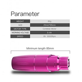 Machine à Tatouer, Kit de tatouage RotaryPen Mini Machine Couleur Cartouche dalimentation LCD