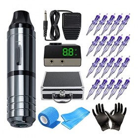 Machine à Tatouer, Compatible Compatible Kit de maquillage moteur Portable Compatible Compatible Maquillage Power Allow Allow