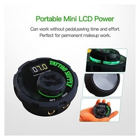 Machine à Tatouer, Maquillage permanent Outils Eyeliner Tatouage Machine à tatouage Kits de style Mini alimentation pour arti