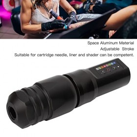 Stylo De Tatouage Sans Fil, Stylo De Tatouage Portable Avec Tête De Batterie Rechargeable Intégrée, Machine à Cartouche De Ta