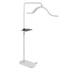 Lampadaire pour Cils, Prise UE, 100-240V, 3200K-5600K, Rotation à 350 Degrés, Demi-Lune, Lumière pour Diffusion en Direct Bl