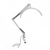 Lampe de Bureau de beauté à LED, Lampe de Bureau de beauté Demi-lune Pliable à Double Bras 110-240 V pour Magasin de Tatouage