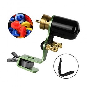 LHLLHL Kit de Machine à tatouer à Courant Max 360ma Moteur Silencieux Machine à tatouer rotative Cartouche Aiguille Poignée S
