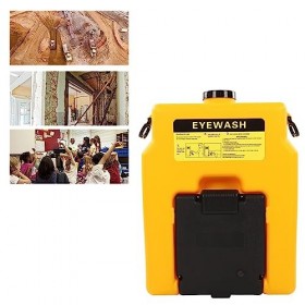 Station de Lavage des Yeux, Station de Lavage des Yeux à Montage Mural en Polyéthylène Robuste Débit deau Confortable 53L po