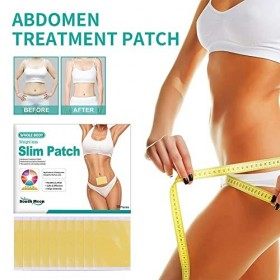 Lot de 5 patchs applicateurs pour le corps 8 heures Effet sauna Minceur Spa Patch pour homme et femme Ingrédients naturels Au