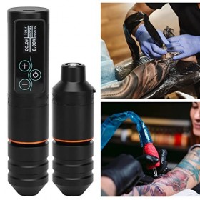 Rotation Machine à Tatouer LCD Affichage RCA Interface Stylo de Tatouage Liner Shader Stylo de Tatouage sans Fil pour Aiguill