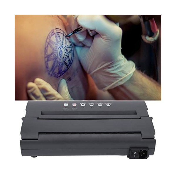 Tattoo Transfer Copier Printer Set Machine de Transfert de Tatouage Thermique Machine de Transfert de Pochoir à Haute Vitesse