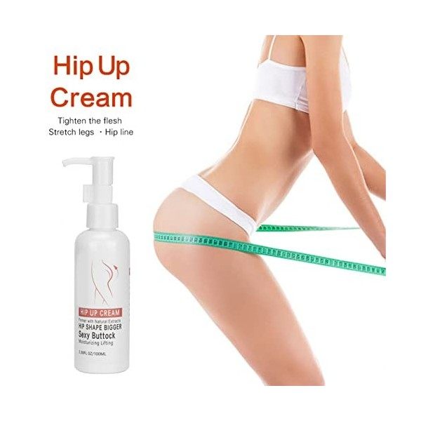 Crème damélioration des fesses, crème de massage raffermissante pour les hanches, effet raffermissant, pour des fesses natur