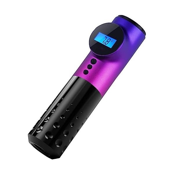 TAMNAN Machine de Maquillage permanente daffichage à LED de Moteur sans Noyau de Machine de Stylo de Batterie de Tatouage ro